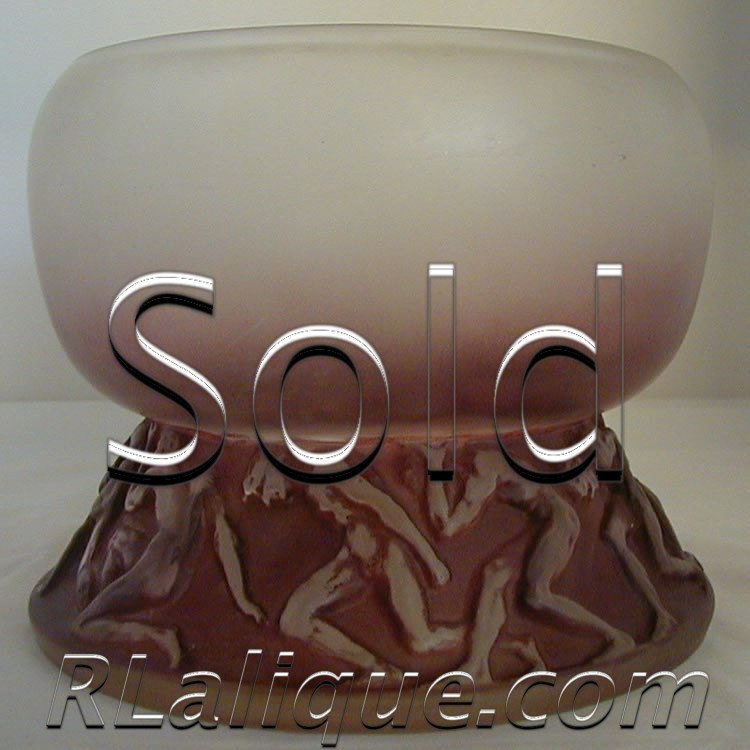 Rene Lalique Vase Lutteurs