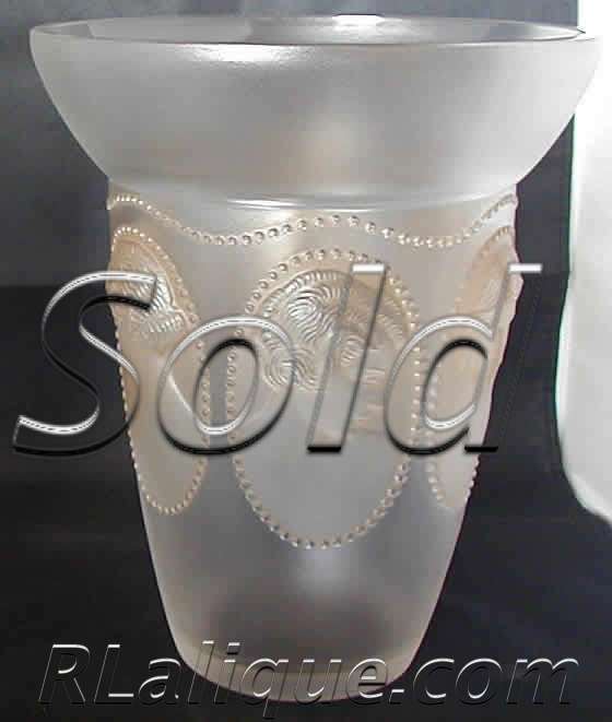 Rene Lalique Vase Medaillons