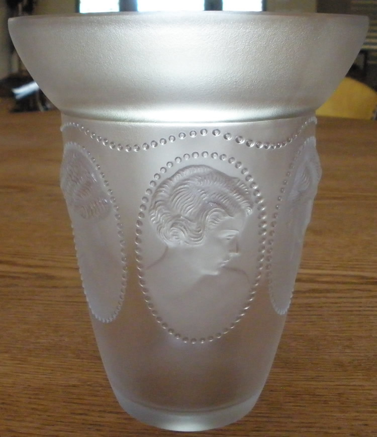 Rene Lalique Vase Medaillons