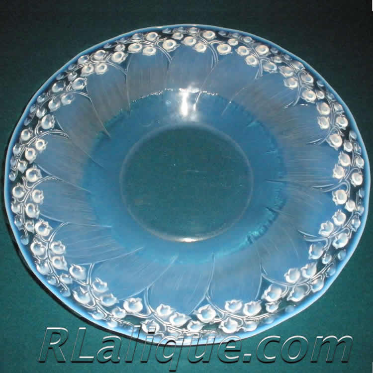 Rene Lalique Bowl Muguet