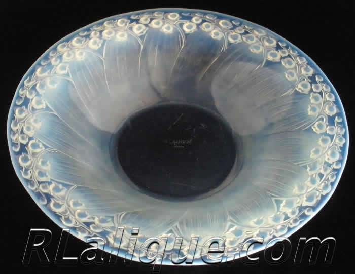 Rene Lalique Bowl Muguet