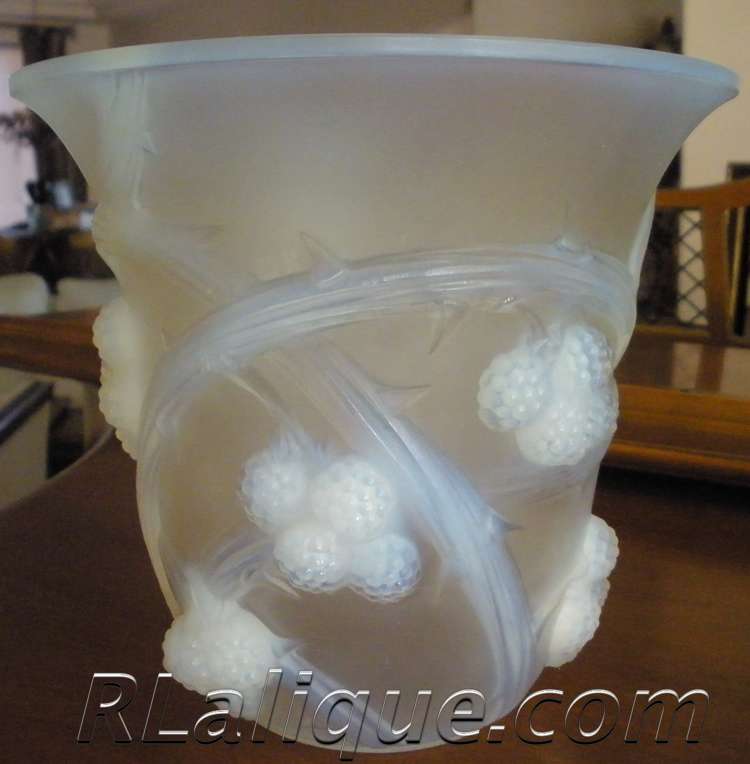 Rene Lalique Vase Mures