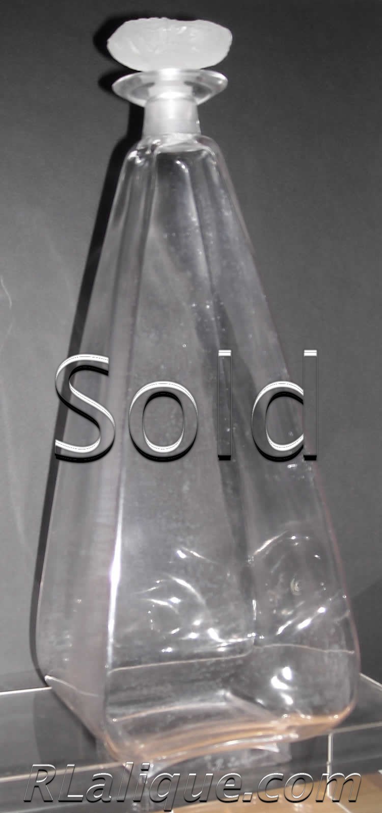 Rene Lalique Decanter Pyramidale