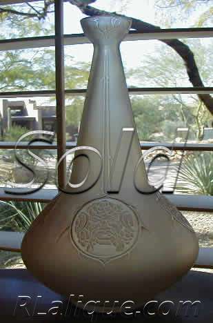 Rene Lalique Decanter Quatre Masques
