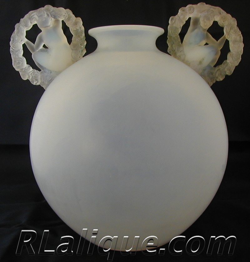 Rene Lalique Vase Ronsard