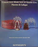 Rene Lalique Sales - Exhibition Poster: Collection Mary Lou et Glen Utt - Flacons de Lalique: An Exhibition Poster: A Lalique Poster from an Exhibition - Sale of Rene Lalique Works