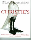 Decorative Arts - Art Nouveau - Art Deco Auction Catalogue - Book - Magazine For Sale: Christie's East An Important Private Collection of Italian Glass Thursday 30 November 2000: A Post War Auction Catalog - Book - Magazine
