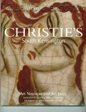 Decorative Arts - Art Nouveau - Art Deco Auction Catalogue - Book - Magazine For Sale: Christie's South Kensington Art Nouveau and Art Deco Wednesday 21 April 2004 at 1.00 P.M. Thursday 22 April 2004 at 1.00 P.M.: A Post War Auction Catalog - Book - Magazine