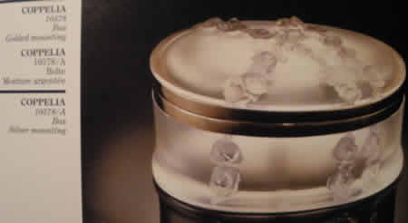 Lalique Crystal Coppelia Box Lalique Crystal Coppelia Box