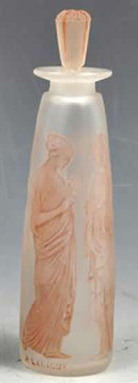 Rene Lalique Ambre Antique Perfume Bottle For Coty Rene Lalique Ambre Antique Perfume Bottle For Coty